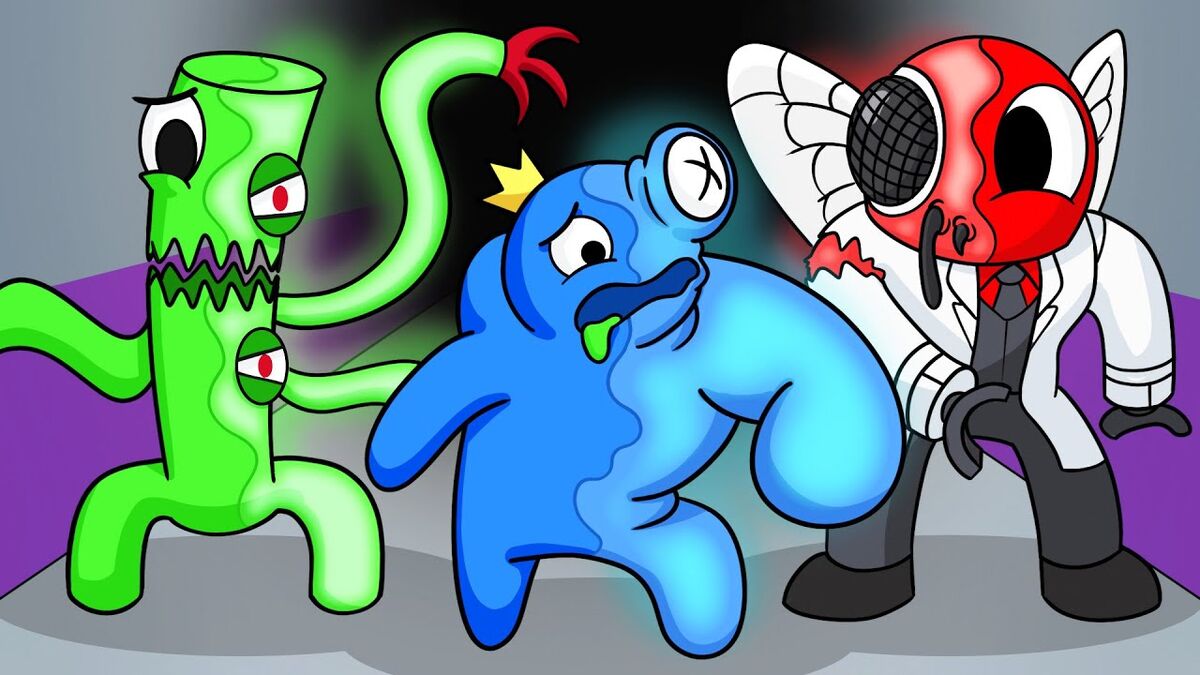 RAINBOW FRIENDS But BLUE Is VENOM and KILLS RED!! Origin Story Animation By  GameToons 