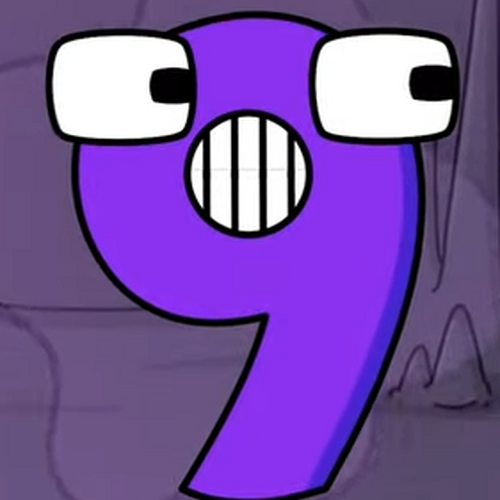 purple number 9