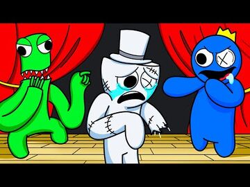 RAINBOW FRIENDS but BLUE STEALS RED'S GIRLFRIEND! Sad Origin Story  Animation by GameToons 