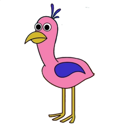 Whapple50 on Game Jolt: Stylized Opila Bird made in blender!