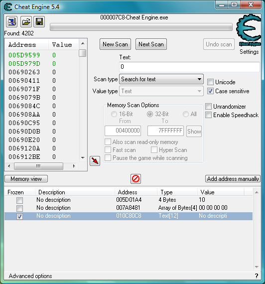 Cheat Engine - UnKnoWnCheaTs Game Hacking Wiki