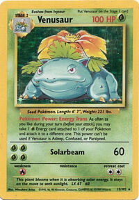 Venusaur tcg