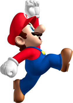 Mario jumping NSMB