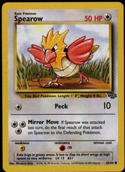 Spearow in the Trading Card Game