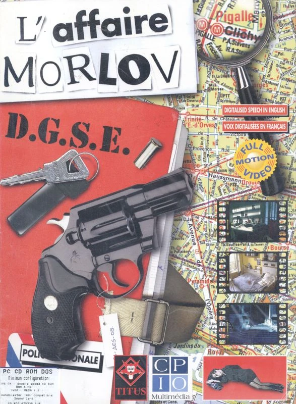 Jeu Vidéo L'Affaire Morlov Sur Philips CD-i – Disque Sans Rayure, Très Rare (1995)