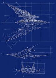 Arwing blueprint