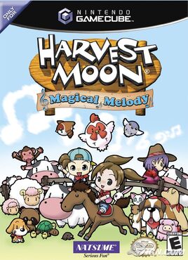 Harvest Moon Magical Melody GCN NA Box art