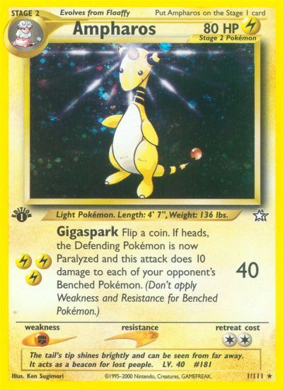 Ampharos Without Arms Amuses Me. : r/pokemon