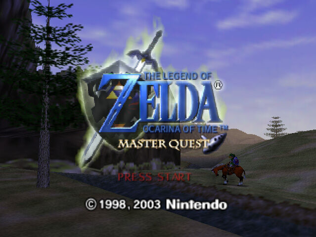 Nintendo Gamecube Legend of Zelda Ocarina Time Ura/master 