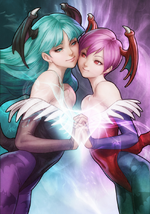 Morrigan Lilith Valentines artwork