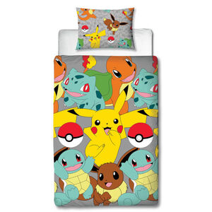 Pokémon Characters Single Rotary Duvet Cover Set
