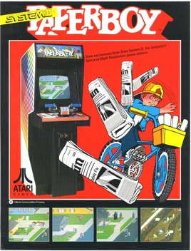 Paperboy arcadeflyer