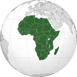 Africa (orthographic projection)