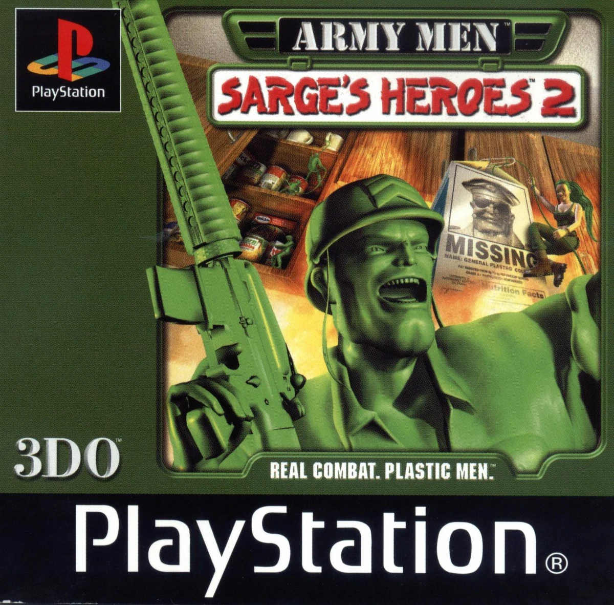 SONY PLAYSTATION PS1 game Army Men: Sarge's Heroes PAL F8 EUR 15,14