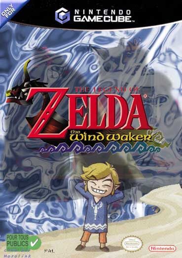 The Legend of Zelda: The Wind Waker Nintendo DS Box Art Cover by