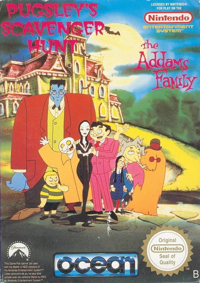 the addams family pugsley's scavenger hunt nes