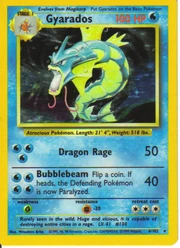Gyarados, as seen in the Pokémon Trading Card Game