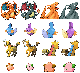 All gold shiny Pokémon 