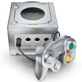 The silver GameCube model