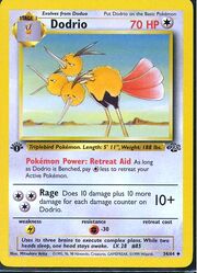 Dodrio in the Pokémon Trading Card Game.