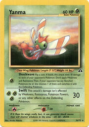 Yanma in the Pokémon Trading Card Game.