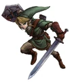 Link's artwork from The Legend of Zelda: Twilight Princess.