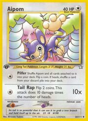 Aipom in the Pokémon Trading Card Game.