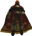 Ganondorf, as he appears during his boss battle in the original The Legend of Zelda: Ocarina of Time