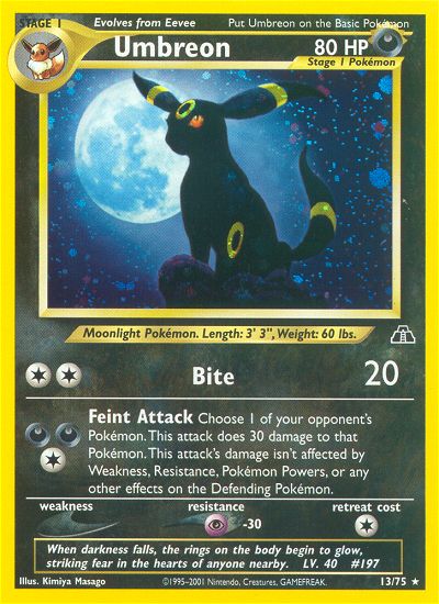 Pokemon 2197 Shiny Umbreon Pokedex: Evolution, Moves, Location, Stats