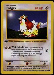 Pidgey in the Pokémon Trading Card Game.