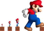 Mario size comparison NSMB artwork