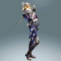 Zelda's alter-ego Sheik in Hyrule Warriors.