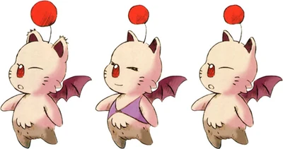 Aww, wookit the wittle moogles, as seen in .