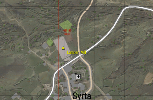 Lumber Mill Location Marker