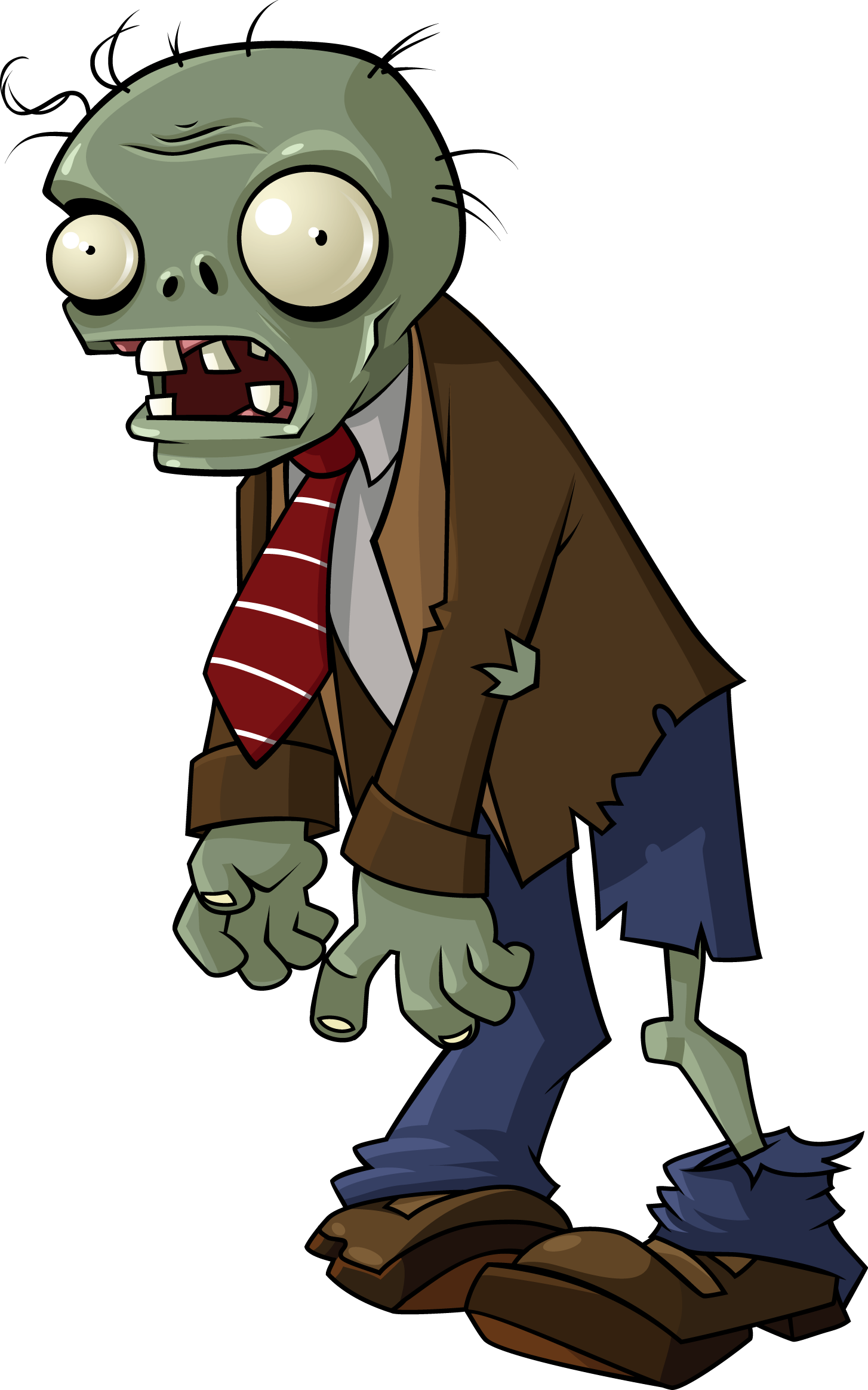 Regular Zombie from Plants vs Zombies  Plant zombie, Plants vs zombies,  Zombie drawings