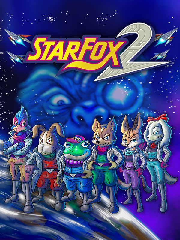 Star Fox Super Nintendo SNES Video Game Cover Poster 