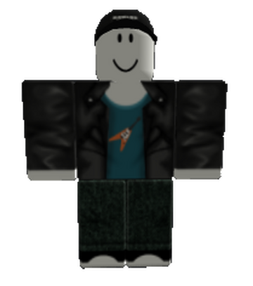 Guitar Tee with Black Jacket - Roblox