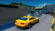 Rear of the Taxi (New Design) in Gangstar Vegas