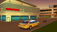 Rear of the Taxi in Gangstar: Miami Vindication