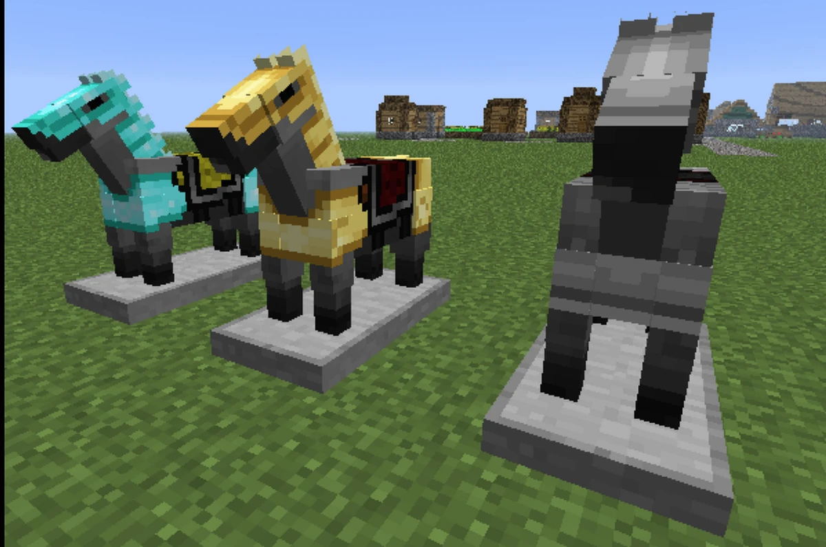 minecraft how to make a horse armor