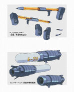 HyoRyu and EnRyu's Pencil Launcher, along with ChouRyuJin's Eraser Head.