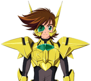 Mamoru in his battle suit