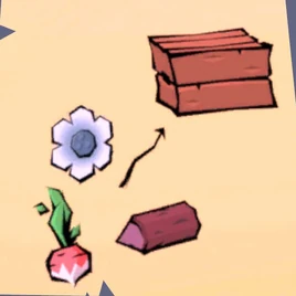 Crafting recipe - wooden crate