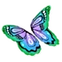 Pastel Blue Butterfly Glider
