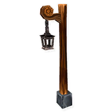 Medieval street sale lamp