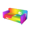 Rainbow Paw Sofa