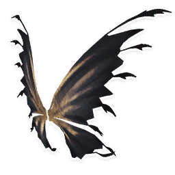 Black fairy wings on sale and wand