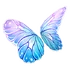 Blue Pink Butterfly Wings[4]