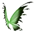 Green Black Fairy Wings (35 KB) Green Black Fairy Wings