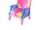 Colourful Splatter Chair